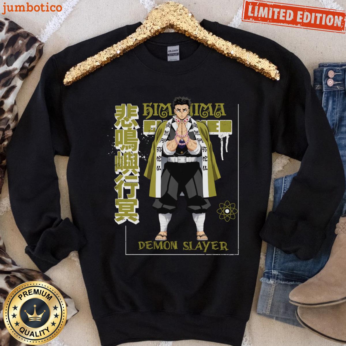 Gyomei Himejima Kimetsu No Yaiba T-shirt Sweater Gyomei Himejima Kimetsu No Yaiba T-shirt Sweater